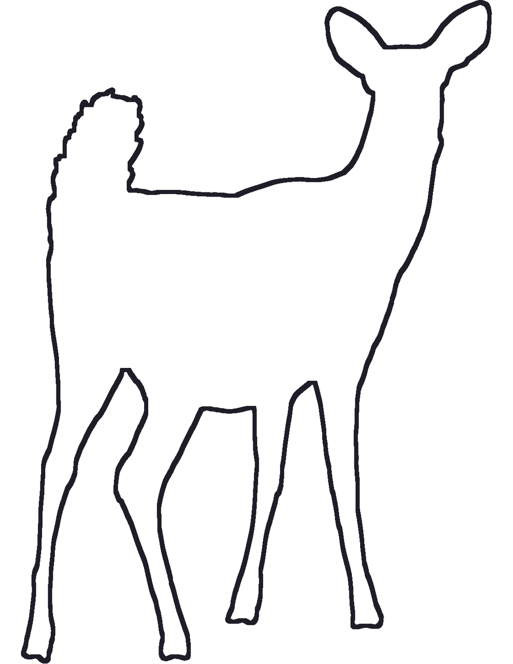 Deer Coloring Page