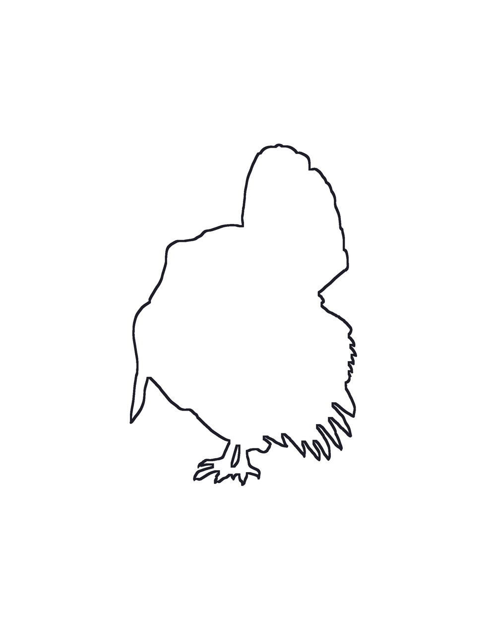 Turkey Coloring Page